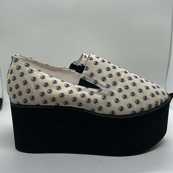 Omighty Cream Alien Platform Heels Shoes **Size 39/US Size 9** 👽👽 - Picture 6 of 9